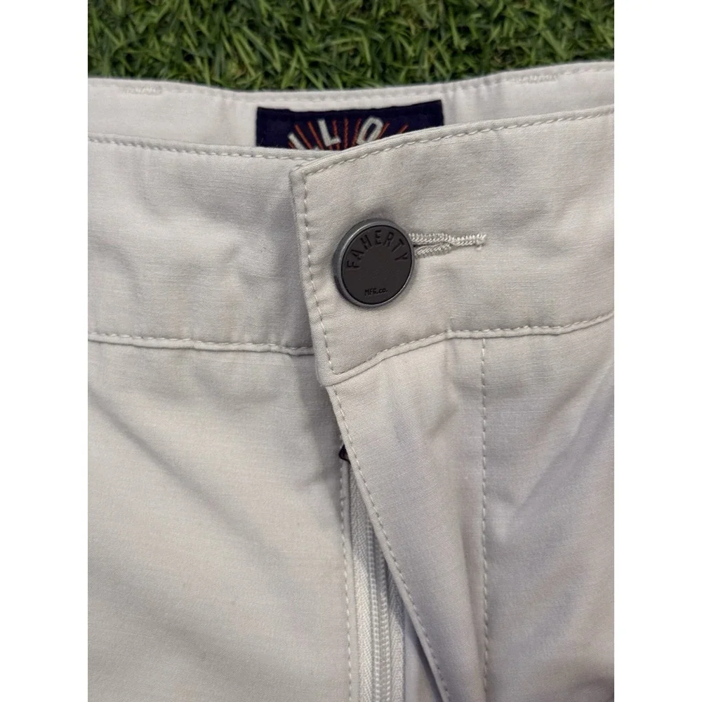 Faherty All Day Shorts Mens 34 Tan 9